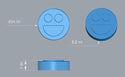 3,2 ml Smiley-Gummiform – 192 Mulden